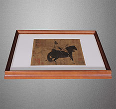 汪清书画装裱配框服务案例